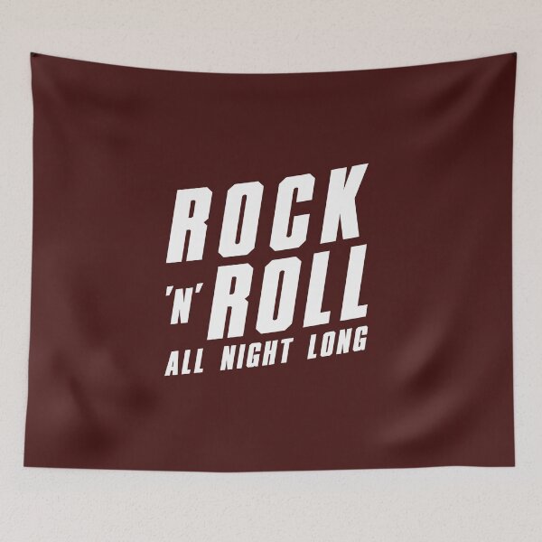Item preview, Rock & Roll - All night long - bw designed and sold by knappidesign.