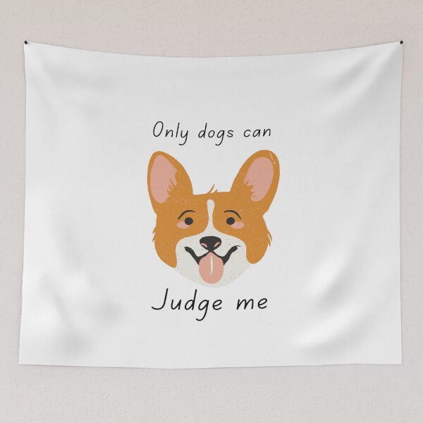 Artikelvorschau, Only dogs can judge me entworfen und verkauft von Nero9o.
