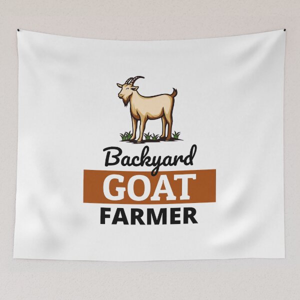 Item preview, Backyard Goat Farmer Animal Farming Farm designed and sold by TastefulTees.