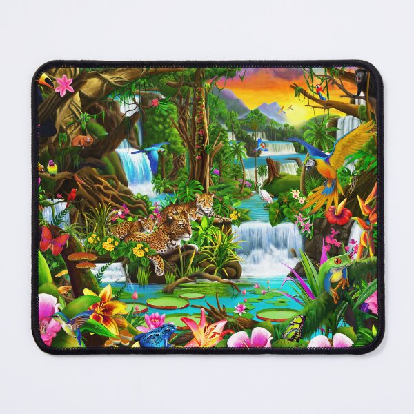 Item preview, Beautiful Tropical Rainforest designed and sold by GeraldNewtonArt.