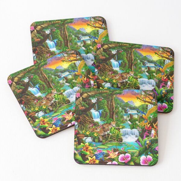 Item preview, Beautiful Tropical Rainforest designed and sold by GeraldNewtonArt.