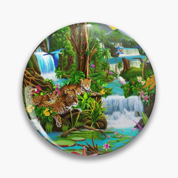 Item preview, Beautiful Tropical Rainforest designed and sold by GeraldNewtonArt.