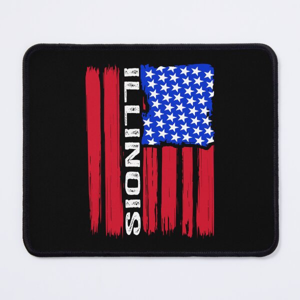 Item preview, Illinois America flag designed and sold by NanoYell.