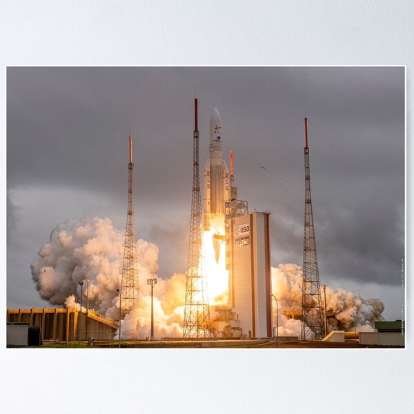 Item preview, Launch of James-Webb Space Telescope on Ariane 5 rocket designed and sold by Raureif.