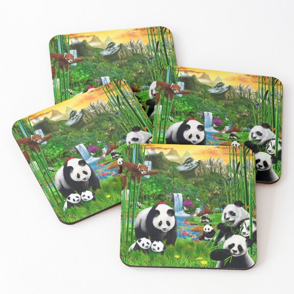 Item preview, Panda's Beautiful Paradise designed and sold by GeraldNewtonArt.