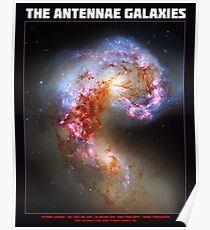 Die Antennen-Galaxien Poster