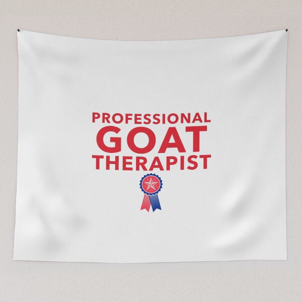 Item preview, Professional goat therapist/yoga/therapy designed and sold by expressiveprint.
