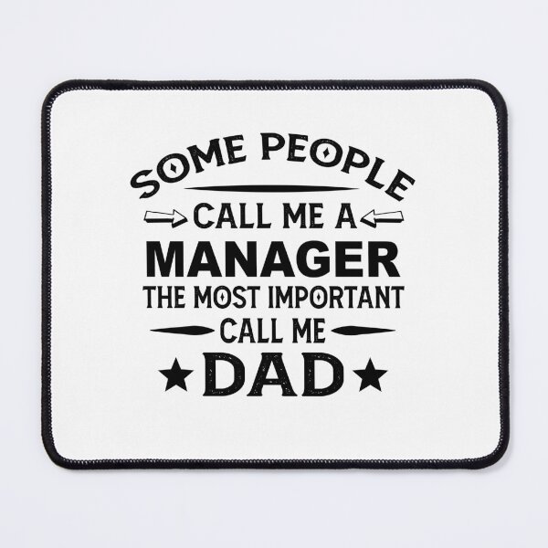 Item preview, manager Father Dad T-shirt gift for father's Day manager Dad Father's Day, manager Dad Hudband Christmas Gift designed and sold by xlnv.