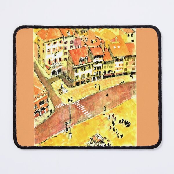 Item preview, A Small German Village With Locals In Town Square designed and sold by DonSylvester.