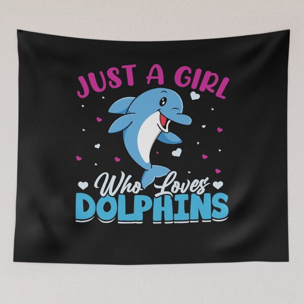Item preview, Cute Just A Girl Who Loves Dolphins Sea Animal Dolphin Lover designed and sold by Best Designer.