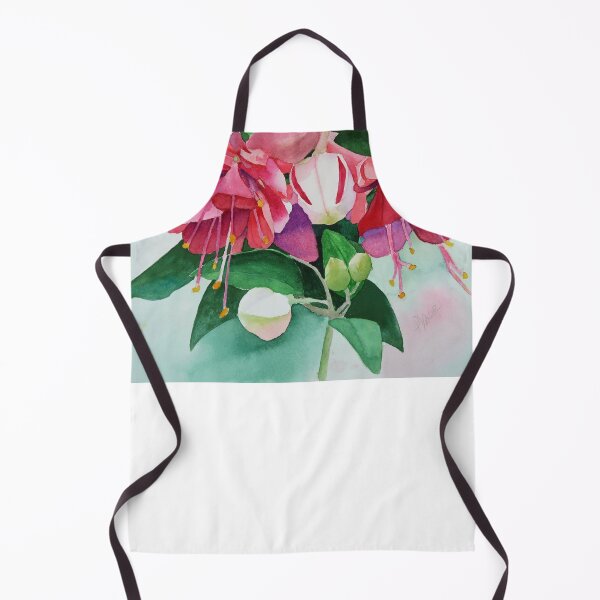 Item preview, Fuchsias with Buds Watercolor designed and sold by Pat Yager.