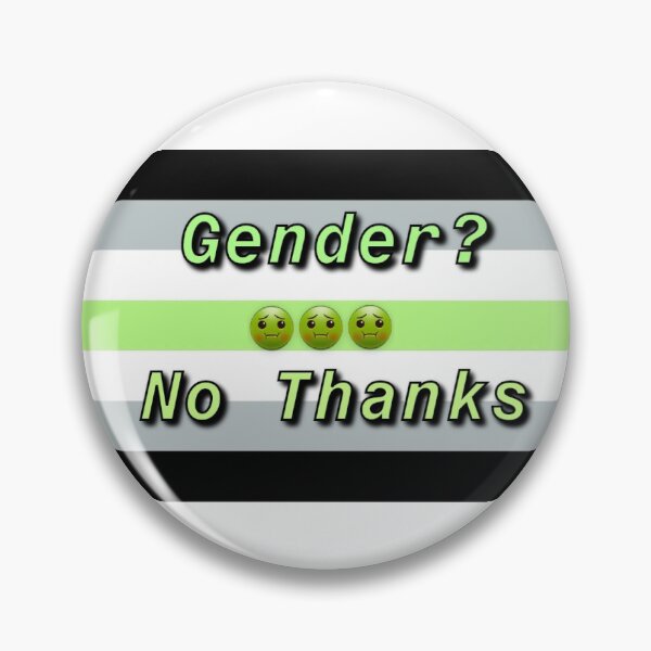 Item preview, Gender? No Thanks Agender Unique Funny Pride Flag designed and sold by EmJKDesigns.