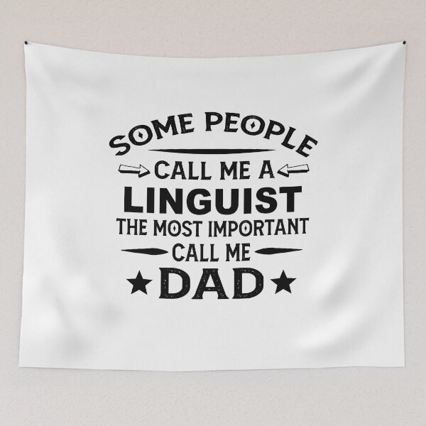 Item preview, linguist Father Dad T-shirt gift for father's Day linguist Dad Father's Day, linguist Dad Hudband Christmas Gift designed and sold by xlnv.