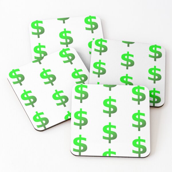 Item preview, Green Dollar sign pattern designed and sold by CryptoEnths.