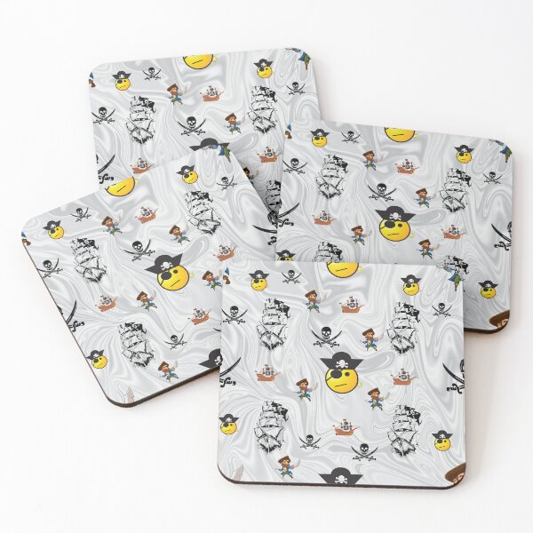 Item preview, Pirate Pattern - Marble Background designed and sold by alayal57.