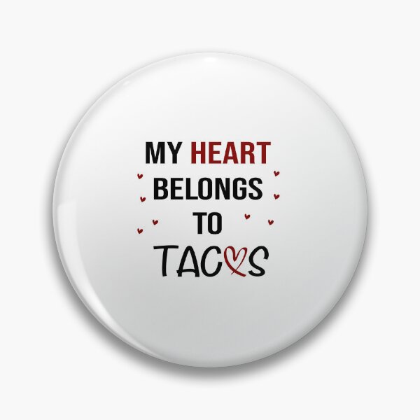 Item preview, My heart belongs to tacos valentines day taco lover v-day vday gift funny gift,valentine  designed and sold by illustramanshop.