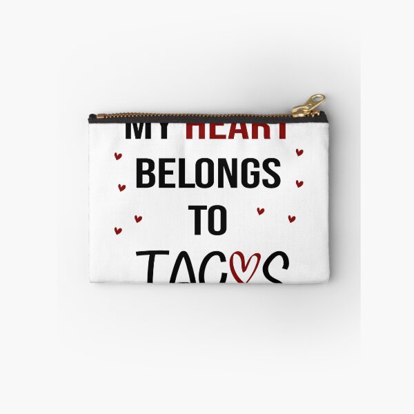 Item preview, My heart belongs to tacos valentines day taco lover v-day vday gift funny gift,valentine  designed and sold by illustramanshop.