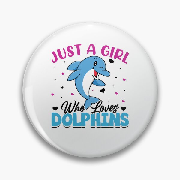 Artikelvorschau, Cute Just A Girl Who Loves Dolphins Sea Animal Dolphin Lover entworfen und verkauft von Best Designer.