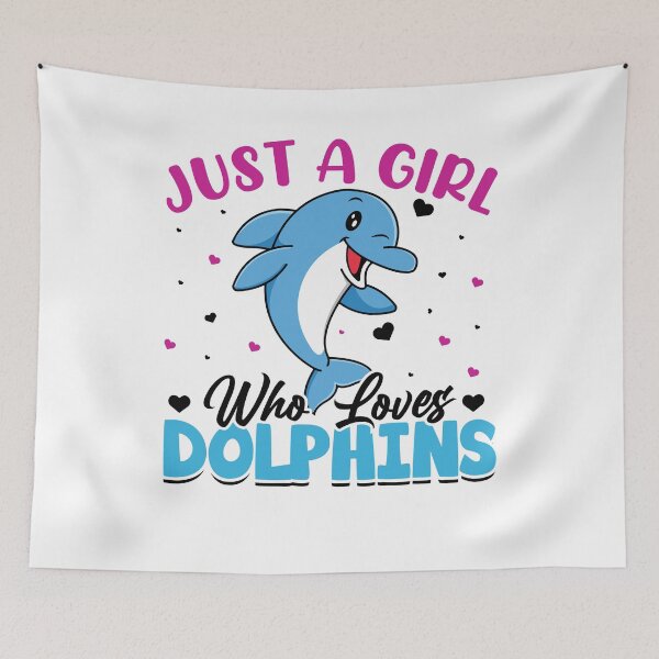 Item preview, Cute Just A Girl Who Loves Dolphins Sea Animal Dolphin Lover designed and sold by Best Designer.