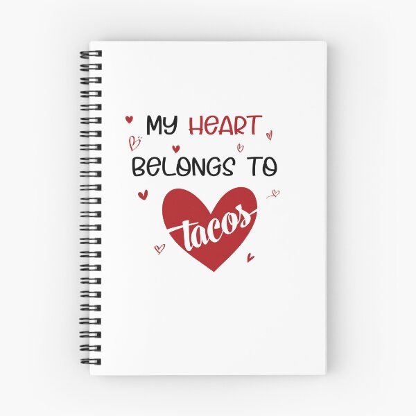 Item preview,  My heart belongs to tacos valentines day taco lover v-day vday gift funny gift,valentine  designed and sold by illustramanshop.