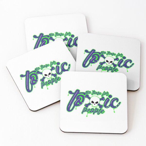 Item preview, No Time For Toxic People Funny Quote designed and sold by HanyAlashkar.