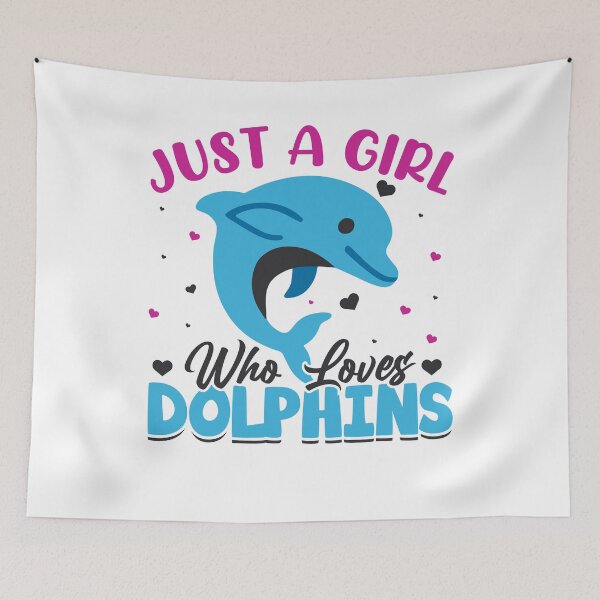 Item preview, Cute Just A Girl Who Loves Dolphins Sea Animal Dolphin Lover designed and sold by Best Designer.