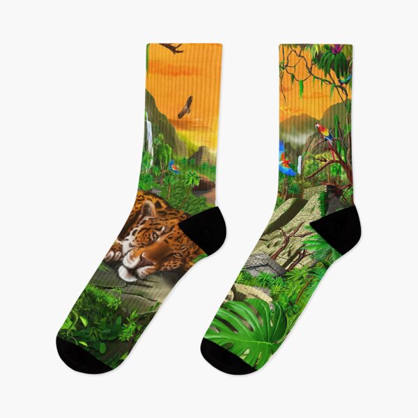 Item preview, Jaguar's Jungle Ruins designed and sold by GeraldNewtonArt.