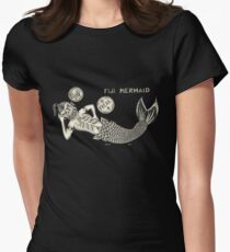 Laying Fiji - Art By Kev G Women's Fitted T-Shirt