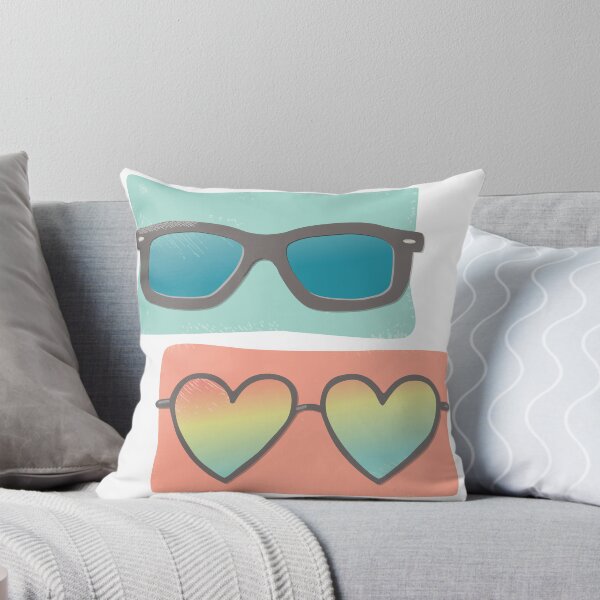 Item preview, Par de anteojos de sol - Gris/Azul/Coral designed and sold by EvalilyBoutique.