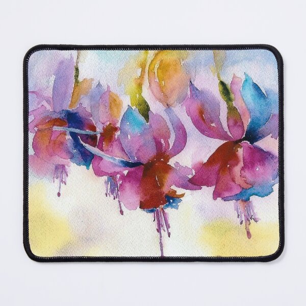 Item preview, Dancing Fuchsias Watercolor designed and sold by Pat Yager.