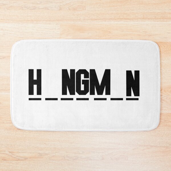 Item preview, hangman font designed and sold by LannisterOnMars.