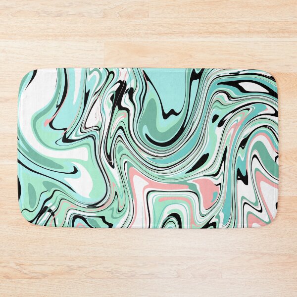 Item preview, Modern Marble Background Pastel Pink, Blue, Green & Turquoise designed and sold by MyArt23.