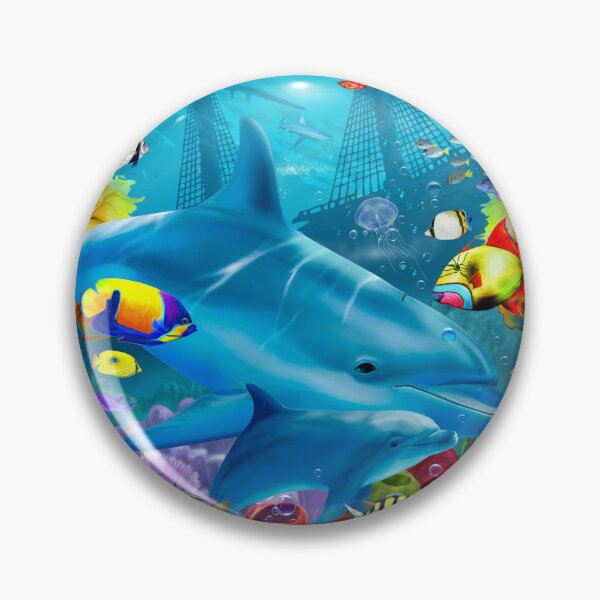 Artikelvorschau, Dolphins Schiffbruch entworfen und verkauft von GeraldNewtonArt.
