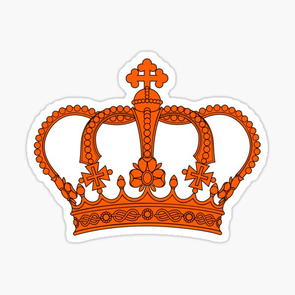 Crown Stickers: The Perfect Way to Show Your Pride - Crown, Logo, Queen, King, Icon, Vector, Linear, Icons, Set, Four, Design - @Blue hat Graphics Sticker