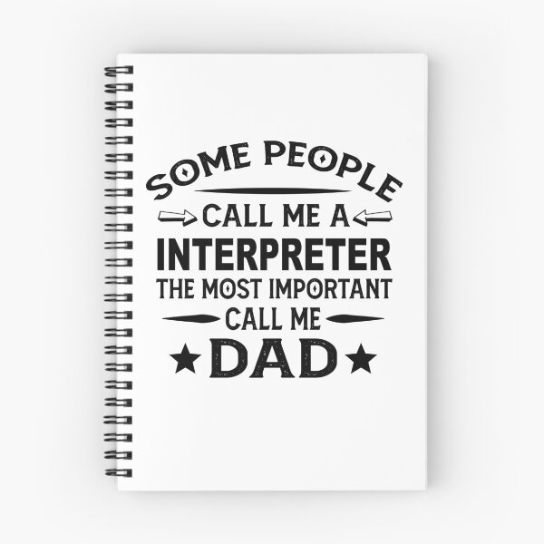 Item preview, interpreter Father Dad T-shirt gift for father's Day interpreter Dad Father's Day, interpreter Dad Hudband Christmas Gift designed and sold by xlnv.