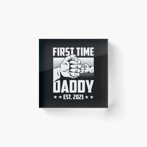 Item preview, First Time Daddy Est 2021 Fathers Day Pregnancy Announcement designed and sold by haselshirt.