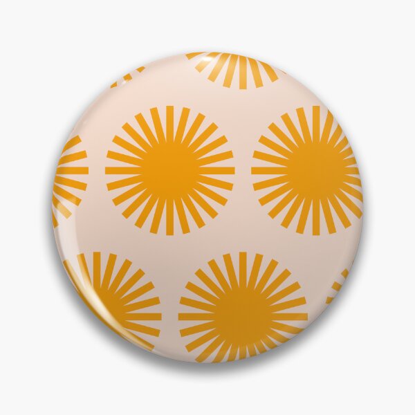 Artikelvorschau, Minimal Retro Orange Sun on Blush - Summer pattern entworfen und verkauft von Dominiquevari.