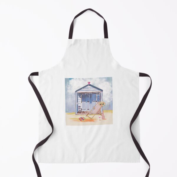 Item preview, #Beach hut with Prosecco  designed and sold by Leatextileart.