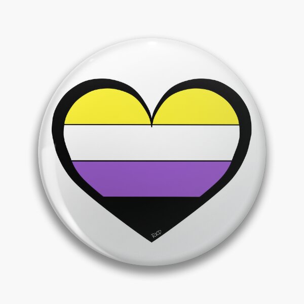 Item preview, Non-binary Heart designed and sold by Comfort-Station.