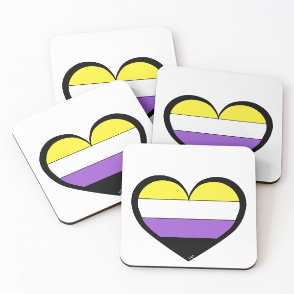 Item preview, Non-binary Heart designed and sold by Comfort-Station.