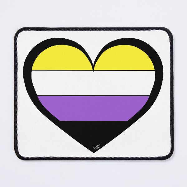 Item preview, Non-binary Heart designed and sold by Comfort-Station.