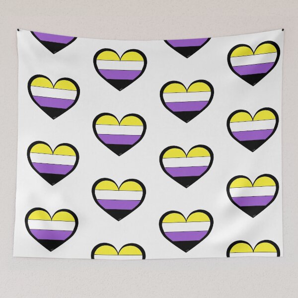Item preview, Non-binary Heart designed and sold by Comfort-Station.