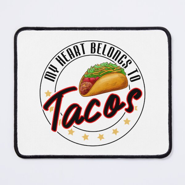 Item preview, My heart belongs to tacos valentines day taco lover v-day vday gift funny gift,valentine designed and sold by illustramanshop.