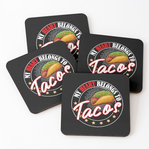 Item preview, My heart belongs to tacos valentines day taco lover v-day vday gift funny gift,valentine  designed and sold by illustramanshop.