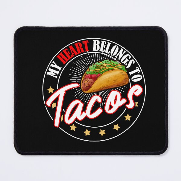 Item preview, My heart belongs to tacos valentines day taco lover v-day vday gift funny gift,valentine  designed and sold by illustramanshop.