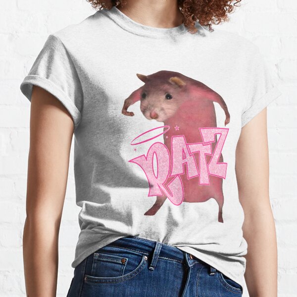 HQ Pink Rat Ratz Meme Classic T-Shirt