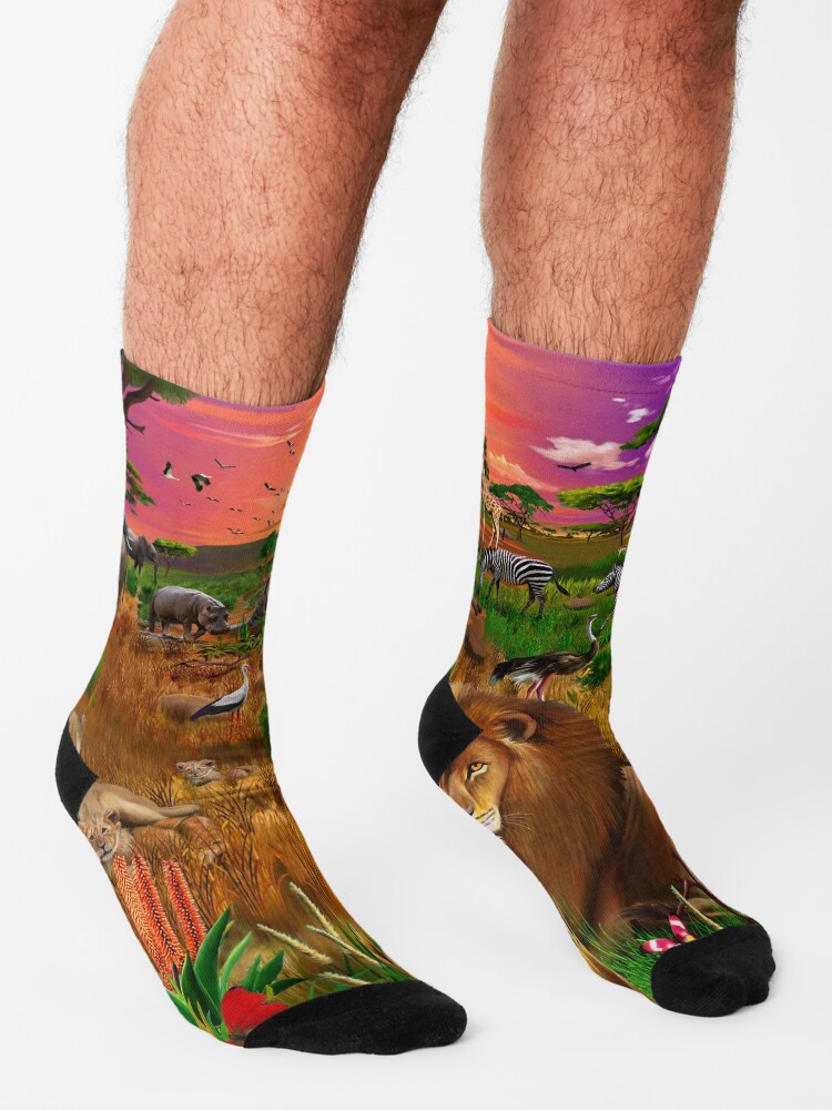 Alternate view of African Evening Socks