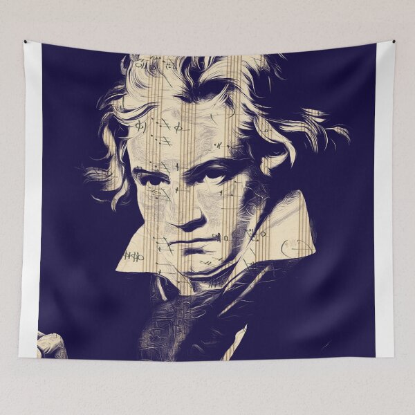 Artikelvorschau, Beethoven Portrait entworfen und verkauft von DefectivePortal.
