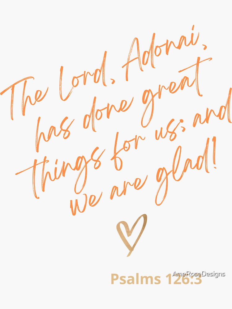 "Adonai" Sticker for Sale by AmeRoseDesigns Redbubble