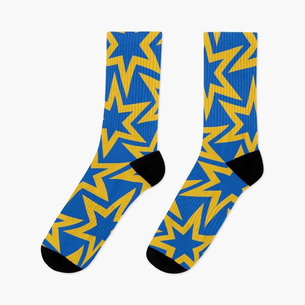 Item preview, Blue and Yellow Geometric Big Stars Repeating Pattern designed and sold by TMBTM.